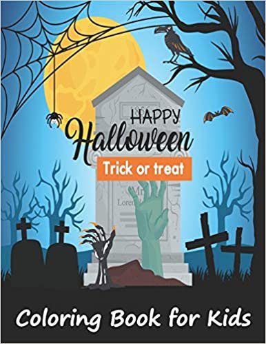 Happy Halloween Trick or Treat Coloring Book for Kids: Spookiest Holiday with Tremendous Assortment of Coloring pages with Halloween Character such as ... Unicorn with Broom, Skeleton and many more. indir