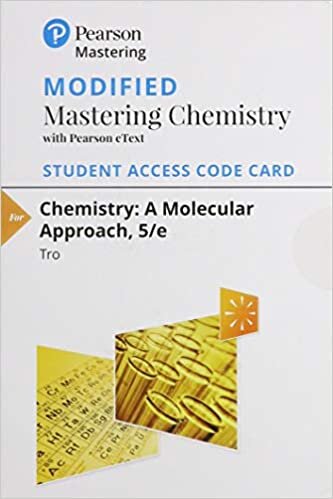 Modified Mastering Chemistry with Pearson Etext -- Standalone Access Card -- For Chemistry: A Molecular Approach