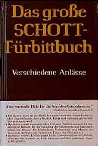 (Schott) Das große Schott-Fürbittbuch, Verschiedene Anlässe indir