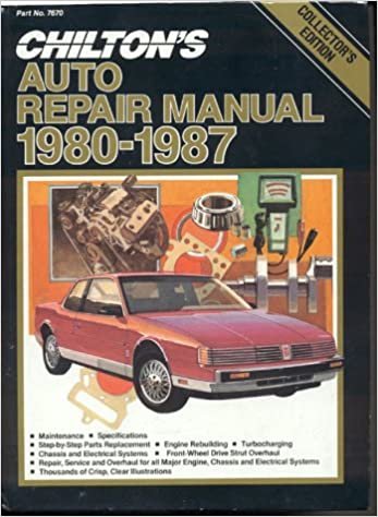 Chilton's Auto Repair Manual, 1980-87 - Perennial Edition (CHILTON'S AUTO SERVICE MANUAL) indir
