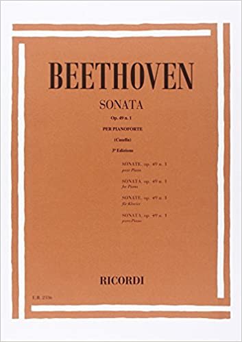 32 Sonate: N. 19 in Sol Min. Op. 49 N. 1 Piano