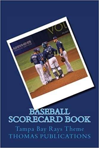 Baseball Scorecard Book: Tampa Bay Rays Theme