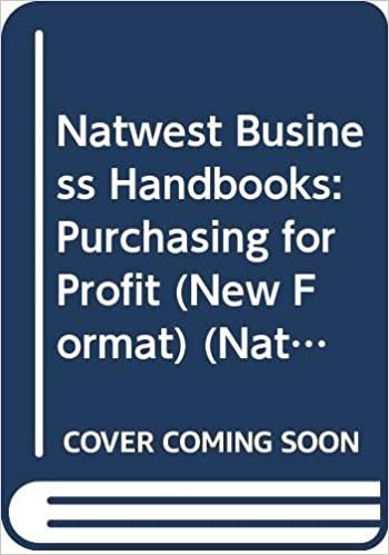 Natwest Business Handbooks: Purchasing for Profit (New Format) (NatWest Business Bookshelf)
