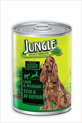 Jungle Köpek 415 gr Kuzu Etli-Av Hayvanlı Konserv.