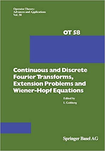 Continuous and Discrete Fourier Transforms, Extension Problems and Wiener-Hopf Equations (Operator Theory: Advances and Applications) indir