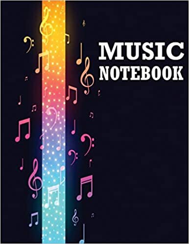 Music Notebook: Music Writing Notebook, Notebook for Musicians, Staff Paper, Music Composition Notebook