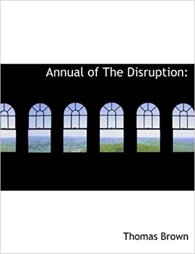 Annual of the Disruption