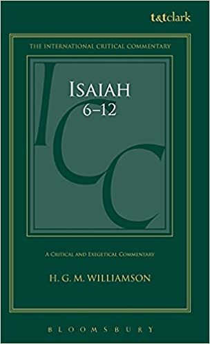 Isaiah 6-12: A Critical and Exegetical Commentary (International Critical Commentary)