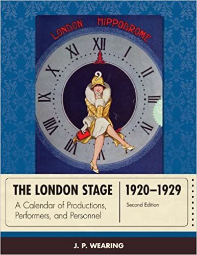 The London Stage, 1920-1929: 1920-1924 v. 1: A Calendar of Plays and Players
