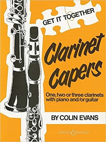 Clarinet Capers: 1-3 Klarinetten und Klavier (Gitarre). Partitur und Stimmen.