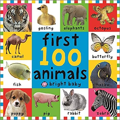 First 100 Animals (UK Edition) (Bright Baby First 100)