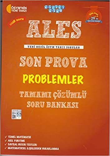 Akıllı Adam ALES Son Prova Problemler Tamamı Çözümlü Soru Bankası-YENİ