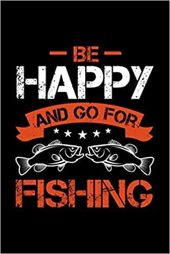 Angler Notizbuch Fishing makes me happy: Kariertes Notizbuch für Fischer Geschenk für Menschen die gerne angeln mit 120 Din A5 Seiten indir