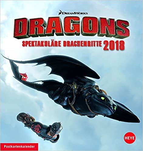Dragons Postkartenkalender - Kalender 2018