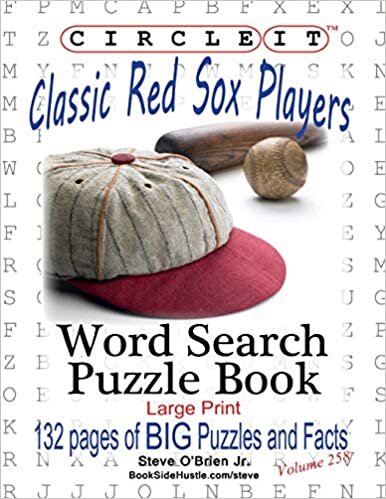 Circle It, Classic Boston Red Sox Players, Word Search, Puzzle Book