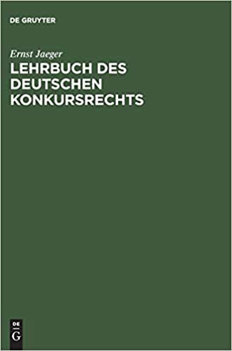 Lehrbuch des deutschen Konkursrechts