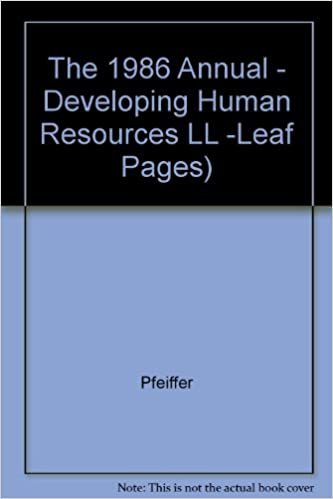 The 1986 Annual - Developing Human Resources LL -Leaf Pages) indir