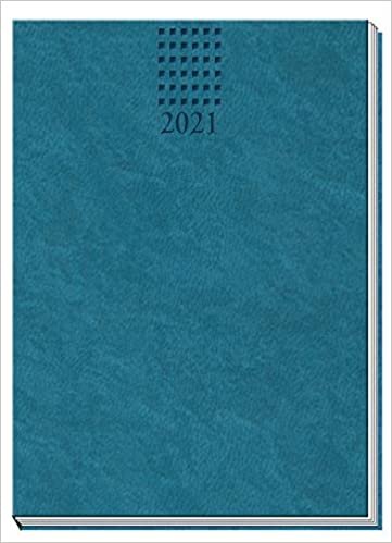 Trötsch Taschenkalender 2021 A7 Soft Touch Petrol: Taschenterminer