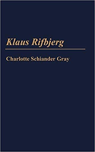 Klaus Rifbjerg (Contributions to the Study of World Literature)