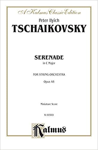 Serenade for String Orchestra, Op. 48: Miniature Score, Miniature Score (Kalmus Edition)