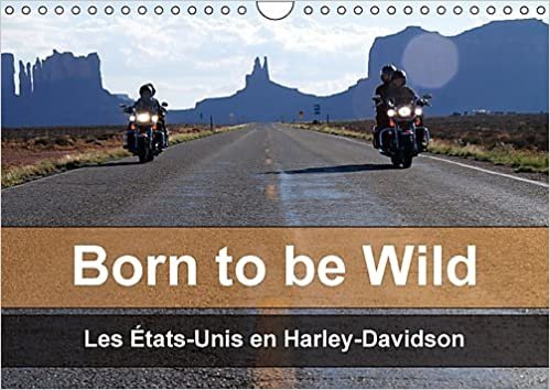 Born to be Wild - Les Etats-Unis en Harley-Davidson 2017: Les Magnifiques Paysages du Sud-Ouest Americain vus de la Selle d'Une Harley (Calvendo Mobilite)