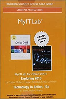 Mylab It 2013 with Pearson Etext -- Access Card -- For Exploring 2013 with Technology in Action indir