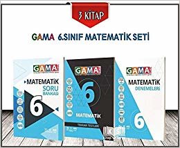 6.Sınıf Matematik 3 lü Set Gama Okul Yayınları
