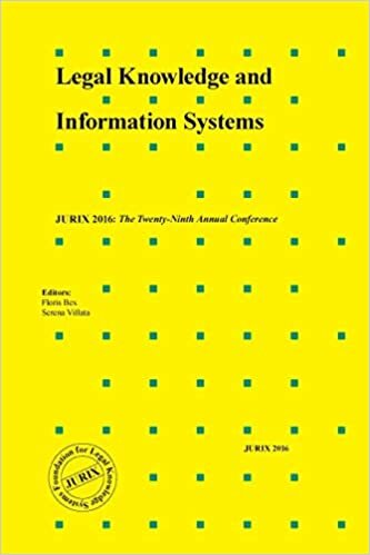 Legal Knowledge and Information Systems: JURIX 2016: The Twenty-Ninth Annual Conference (Frontiers in Artificial Intelligence and Applicati)