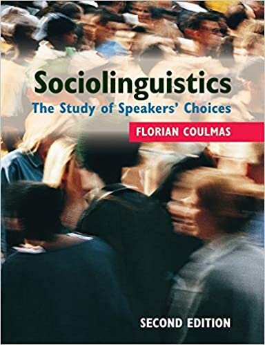 Sociolinguistics: The Study of Speakers' Choices