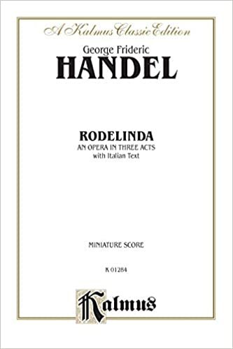 Rodelinda (1725): Italian Language Edition, Comb Bound Miniature Score (Kalmus Edition) indir