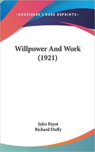 Willpower And Work (1921)