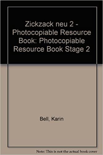 Zickzack Neu: Photocopiable Resource Book Stage 2 indir