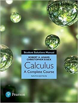 Student Solutions Manual for Calculus: A Complete Course, 9/e