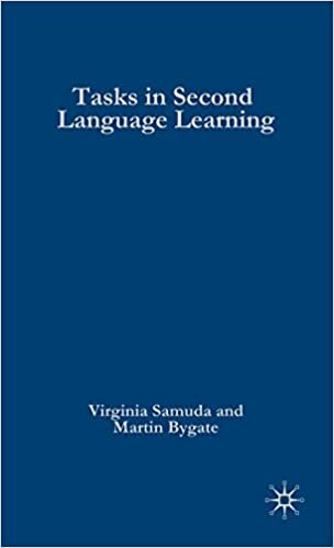 Tasks in Second Language Learning (Research and Practice in Applied Linguistics)
