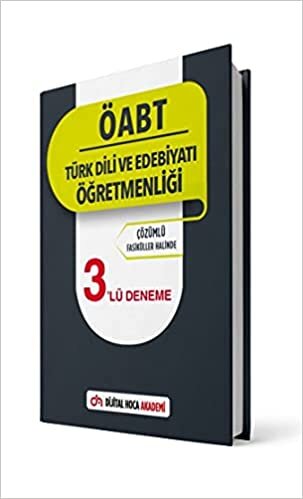 2021 ÖABT Türk Dili ve Edebiyatı Öğretmenliği Çözümlü 3’lü Deneme