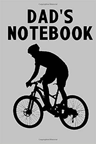 Dad's Notebook: Cycling theme 120 lined page journal to write in. 6 x 9 inches in size.