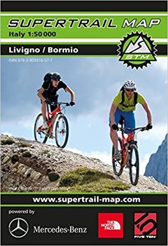 Supertrail Map Bormio / Livingo: Maßstab 1:50 000