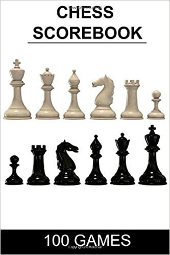 CHESS SCOREBOOK 100 GAMES : Chess Score Sheets 100 games: Chess Score Sheets 100 games 90 moves | Scorebook Paperback | 110 pages, 6xp inches | Goog ... chess lovers | Workbook | Record Keeper Book indir