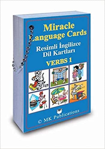 Miracle Language Cards Verbs 1 Resimli İngilizce Dil Kartları