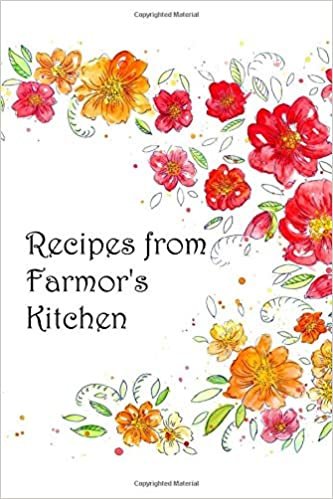 Recipes from Farmor's Kitchen: Blank recipe book/journal to write in/fill: space for 100 recipes personalized cookbook family recipe collection Gift ... Norway Norwegian Christmas Birthday