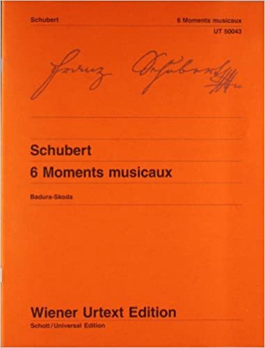 Moments Musiceaux Op 94 Op 94 D 780 (Wiener Urtext) indir
