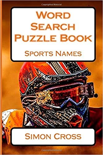 Word Search Puzzle Book Sports Names