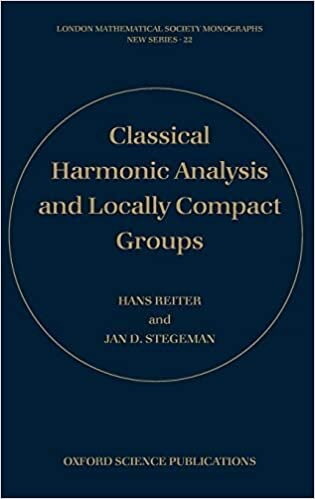 Classical Harmonic Analysis and Locally Compact Groups (London Mathematical Society Monographs) indir