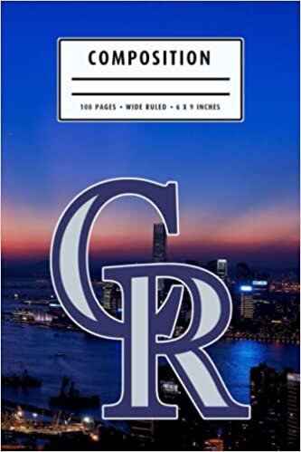New Year Weekly Timesheet Record Composition : Colorado Rockies Notebook | Christmas, Thankgiving Gift Ideas | Baseball Notebook #15