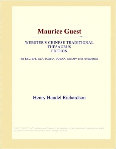 Maurice Guest (Webster's Chinese Traditional Thesaurus Edition)