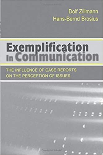 Exemplification in Communication: The Influence of Case Reports on the Perception of Issues (Routledge Communication Series)
