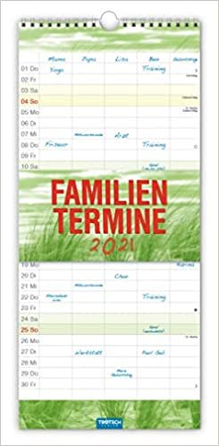 Familienkalender "Farben" 2021 indir