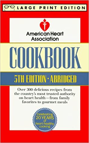 American Heart Association Cookbook (Random House Large Print) indir