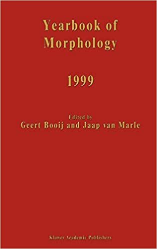 Yearbook of Morphology 1999 indir