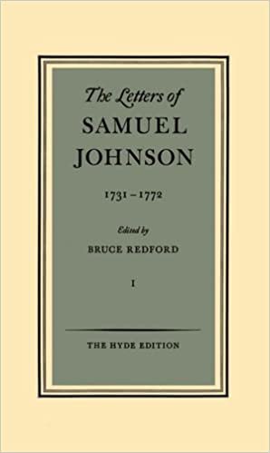 Letters of Samuel Johnson: 1731-1772 Vol 1